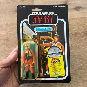 Star Wars-Return of the Jedi-Luke Skywalker Pilot  77 Back-AFA 80 Punched